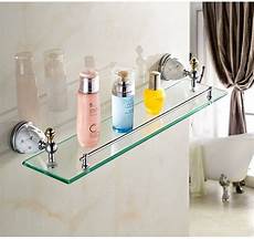 Glass Shampoo Shelves