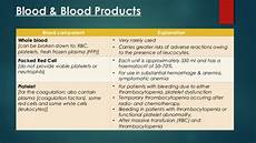 Blood Products