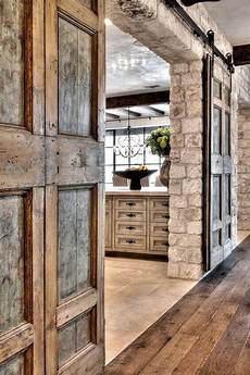 Completely Covered Rustic Doors