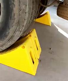 Pliable Plastic Wheel Chock
